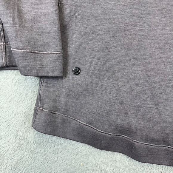 Lululemon Principal Dancer Funnel Neck Merino Wool Sweater Size 10 Lunar Rock - Picture 6 of 7